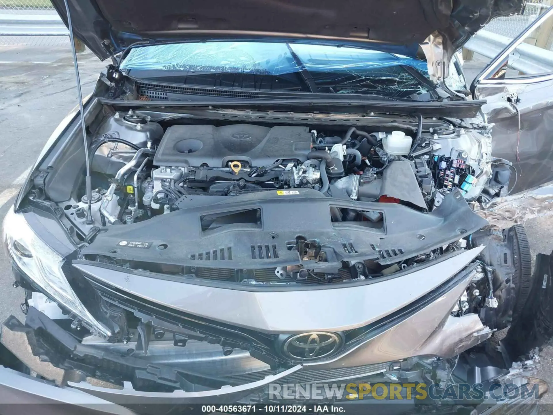 10 fotografías del automóvil dañado 4T1F11AK2PU731332 TOYOTA CAMRY 2023