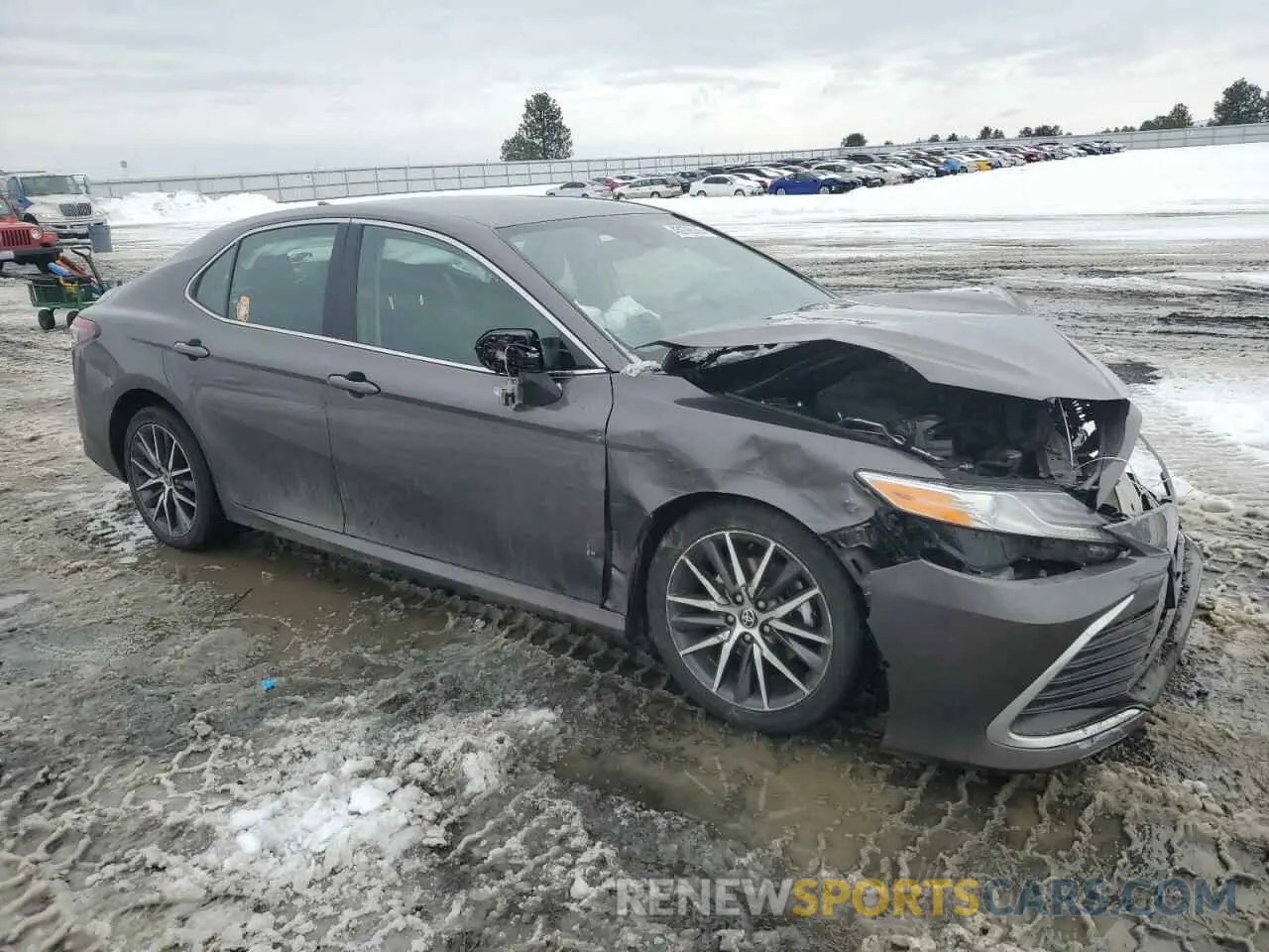 4 fotografías del automóvil dañado 4T1F11AK9PU124764 TOYOTA CAMRY 2023