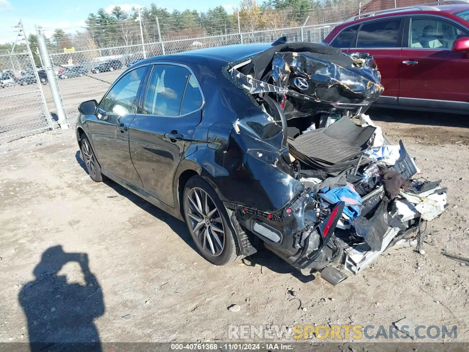 3 fotografías del automóvil dañado 4T1F31AK7PU613318 TOYOTA CAMRY 2023
