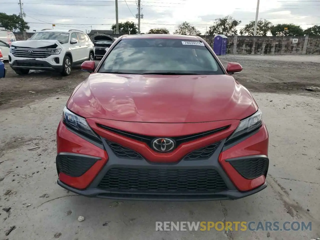 5 fotografías del automóvil dañado 4T1G11AK1PU131440 TOYOTA CAMRY 2023