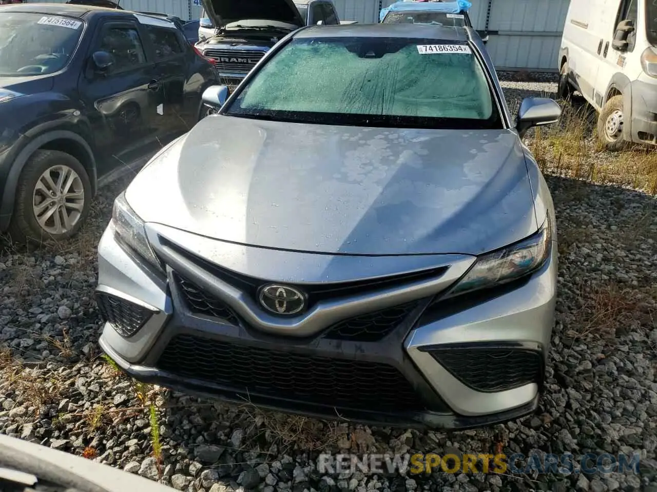 5 fotografías del automóvil dañado 4T1G11AK3PU780544 TOYOTA CAMRY 2023