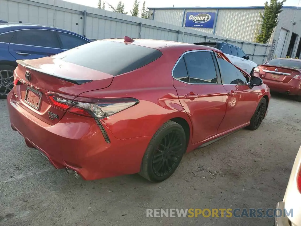 3 fotografías del automóvil dañado 4T1G11AK5PU136012 TOYOTA CAMRY 2023