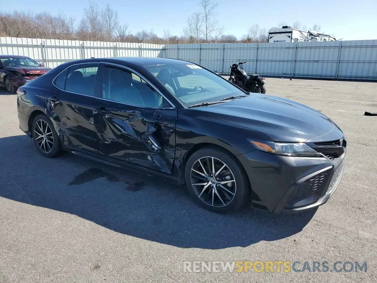 4 fotografías del automóvil dañado 4T1G11AK5PU750767 TOYOTA CAMRY 2023
