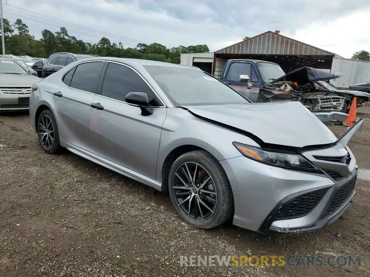 4 fotografías del automóvil dañado 4T1G11AK9PU736189 TOYOTA CAMRY 2023