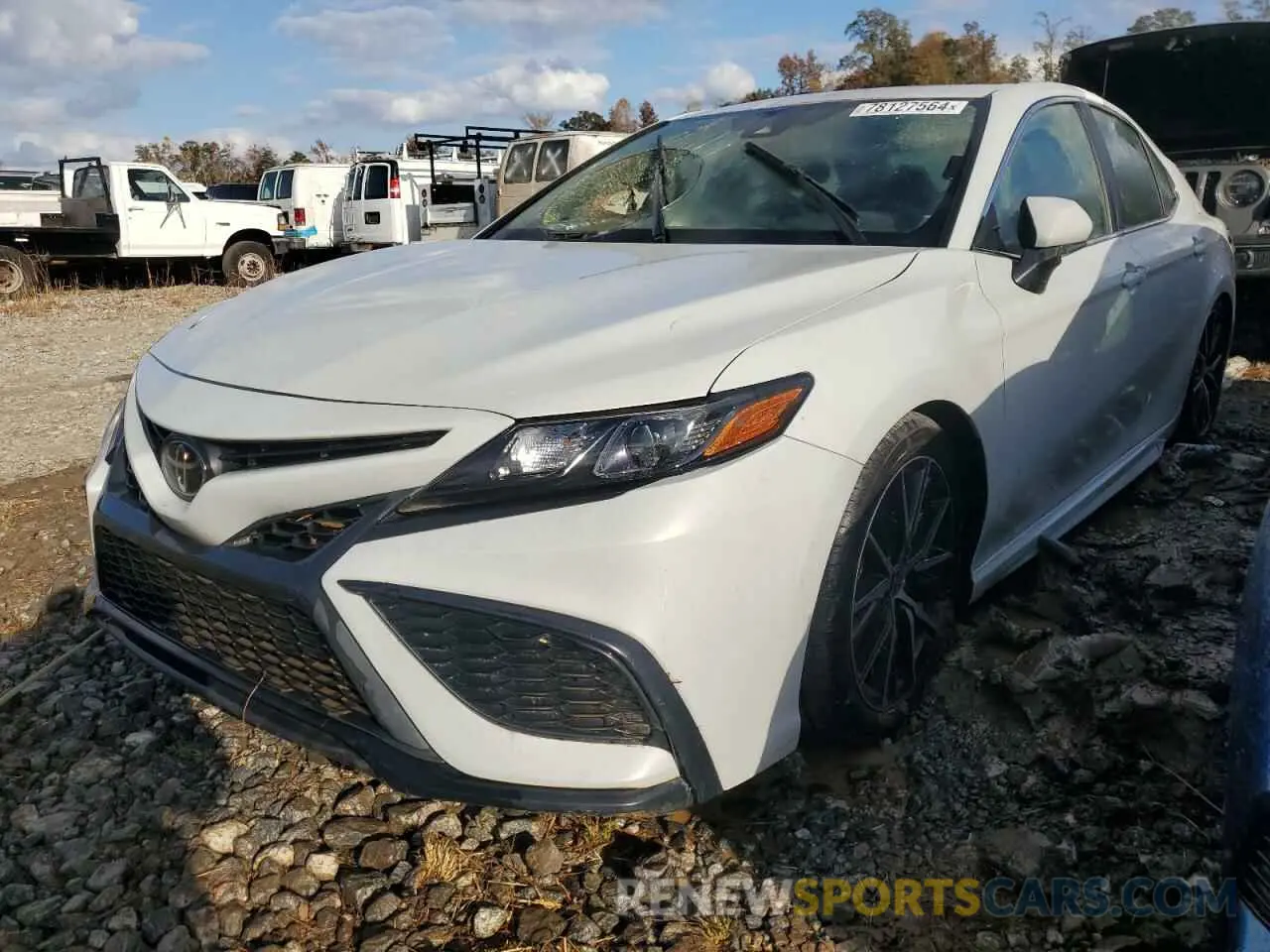 1 fotografías del automóvil dañado 4T1G11AKXPU097904 TOYOTA CAMRY 2023