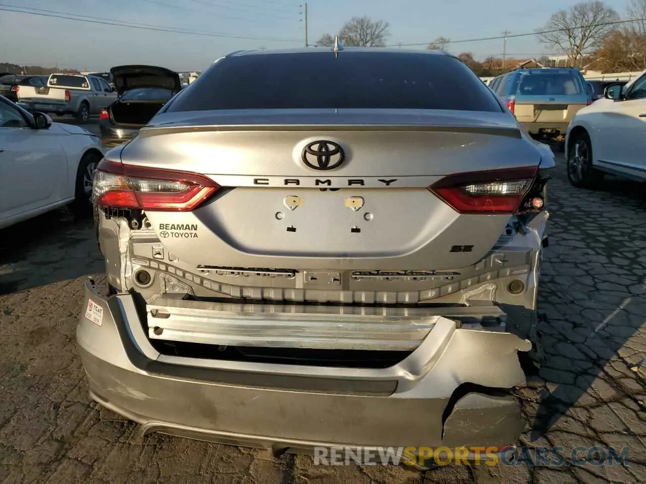 6 fotografías del automóvil dañado 4T1G11AKXPU801969 TOYOTA CAMRY 2023