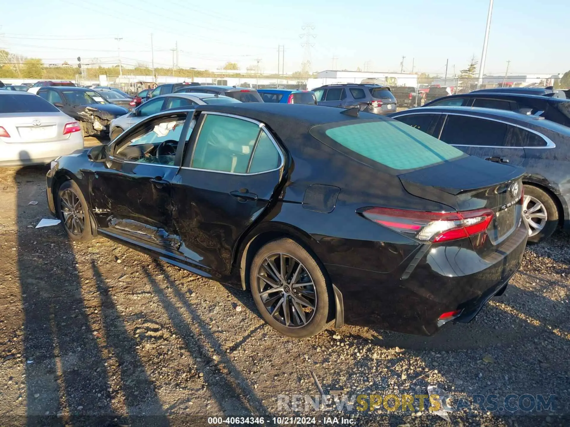 3 fotografías del automóvil dañado 4T1G11BK9PU091249 TOYOTA CAMRY 2023