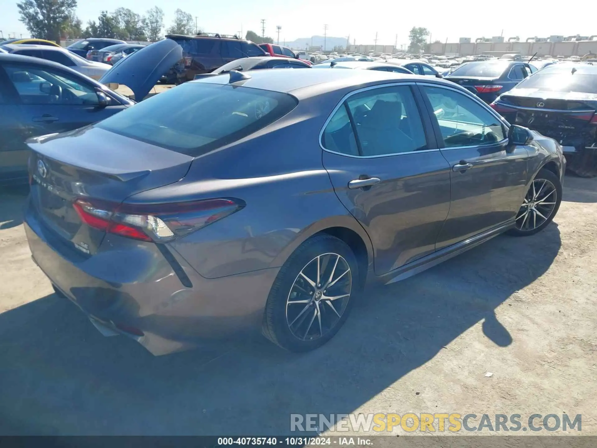 4 fotografías del automóvil dañado 4T1G31AK4PU608176 TOYOTA CAMRY 2023