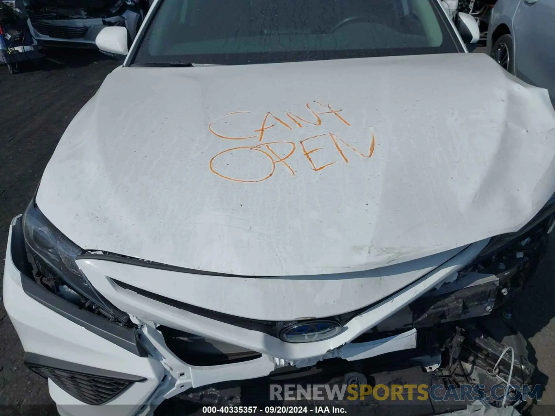 10 fotografías del automóvil dañado 4T1G31AKXPU609722 TOYOTA CAMRY 2023