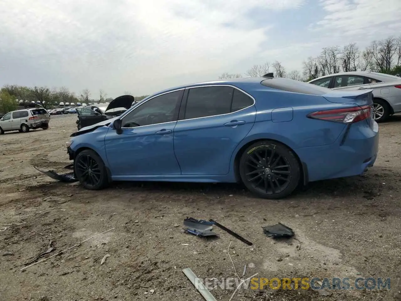 2 fotografías del automóvil dañado 4T1K61AK7PU085415 TOYOTA CAMRY 2023