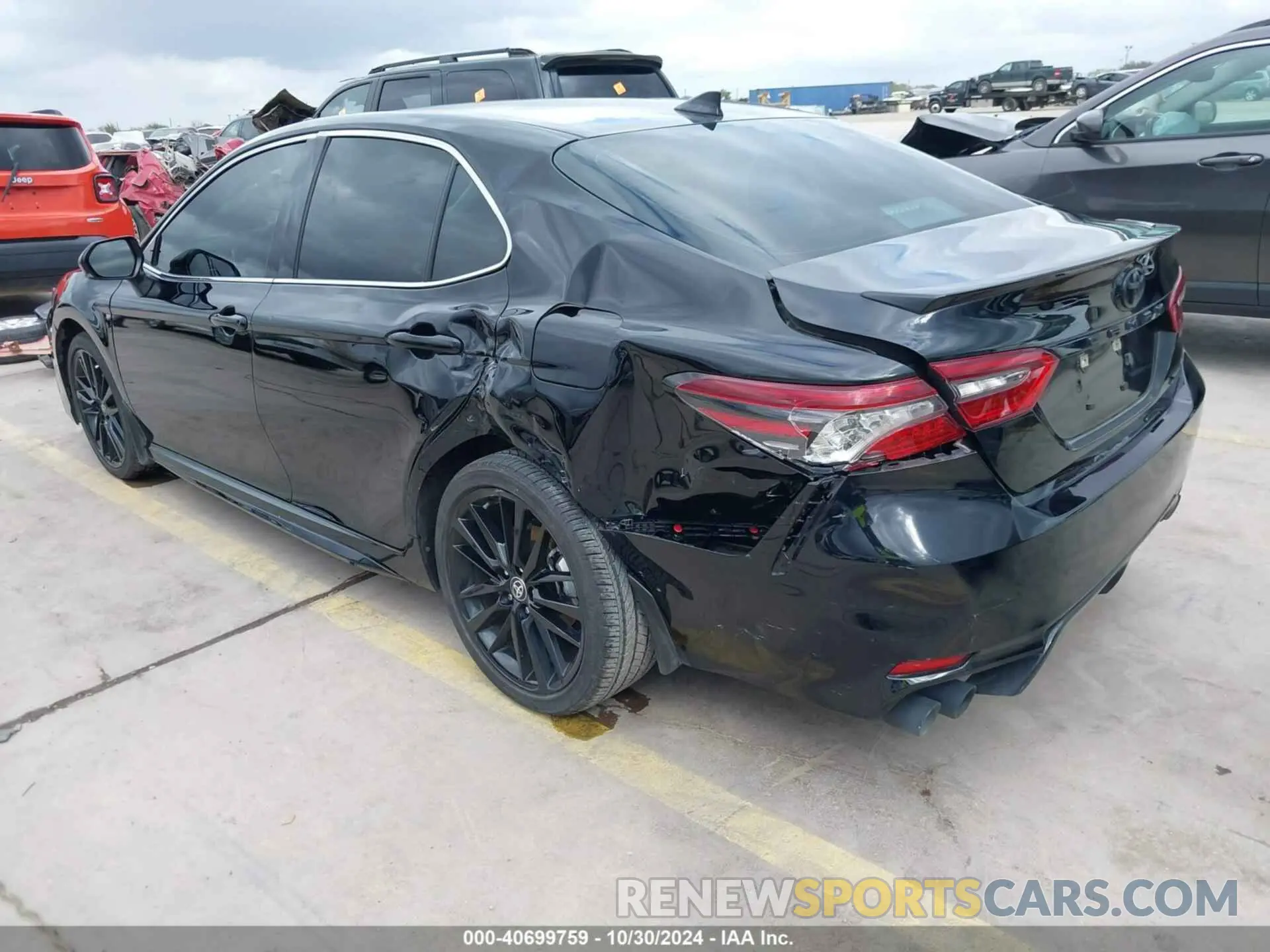 3 fotografías del automóvil dañado 4T1K61AK7PU838635 TOYOTA CAMRY 2023