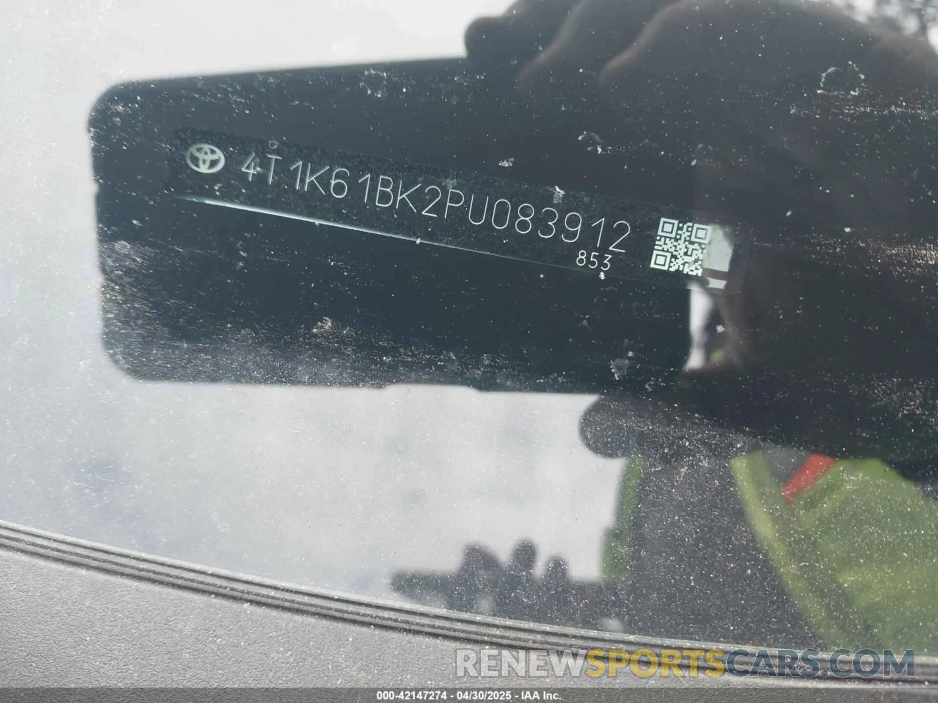 17 fotografías del automóvil dañado 4T1K61BK2PU083912 TOYOTA CAMRY 2023