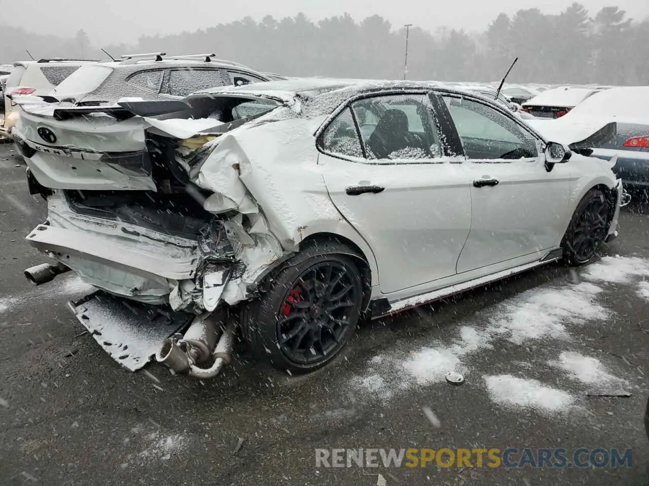 3 fotografías del automóvil dañado 4T1KZ1AK1PU086745 TOYOTA CAMRY 2023