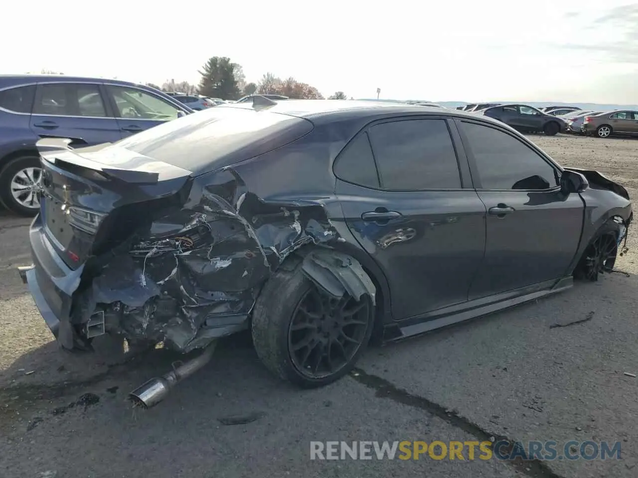 3 fotografías del automóvil dañado 4T1KZ1AK7PU077726 TOYOTA CAMRY 2023