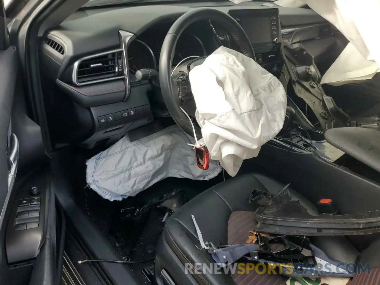 8 fotografías del automóvil dañado 4T1KZ1AK7PU077726 TOYOTA CAMRY 2023
