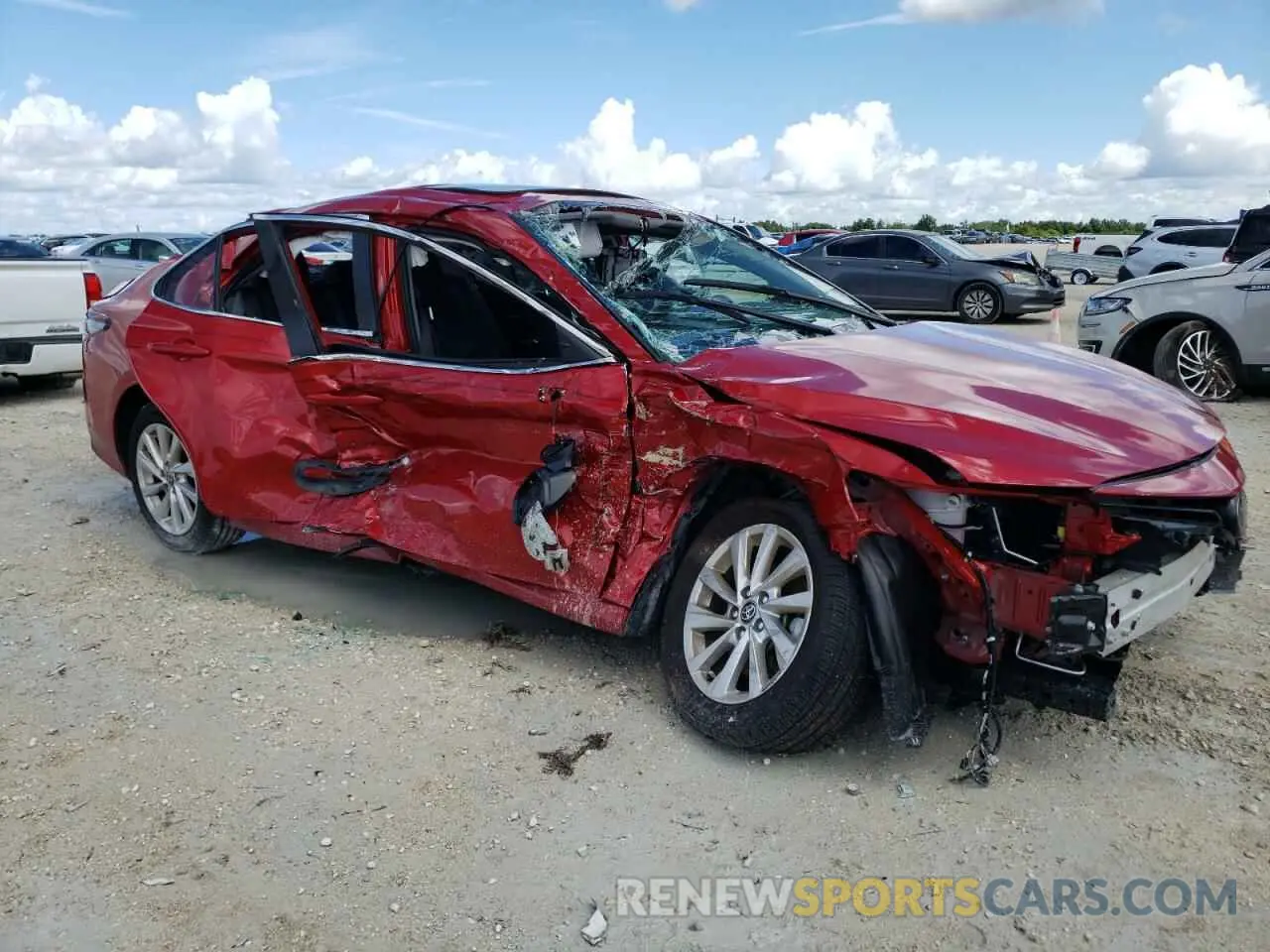 4 fotografías del automóvil dañado 4T1R11AK3PU166585 TOYOTA CAMRY 2023
