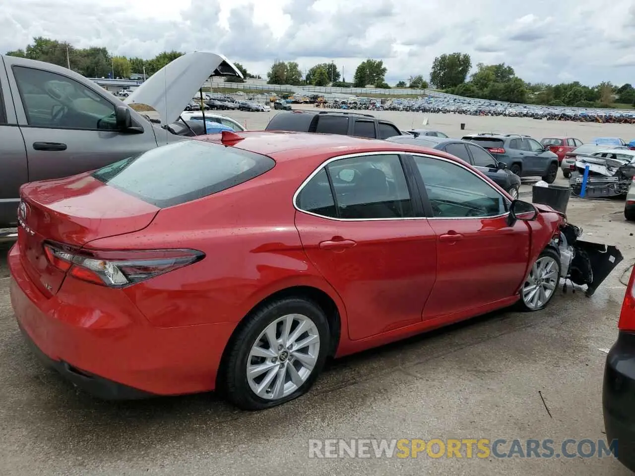 3 fotografías del automóvil dañado 4T1R11AK9PU151248 TOYOTA CAMRY 2023