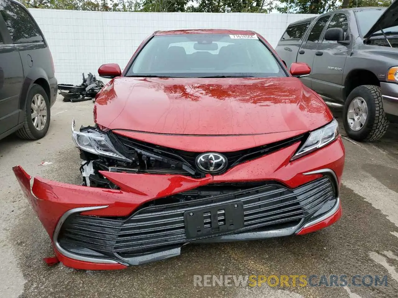 5 fotografías del automóvil dañado 4T1R11AK9PU151248 TOYOTA CAMRY 2023