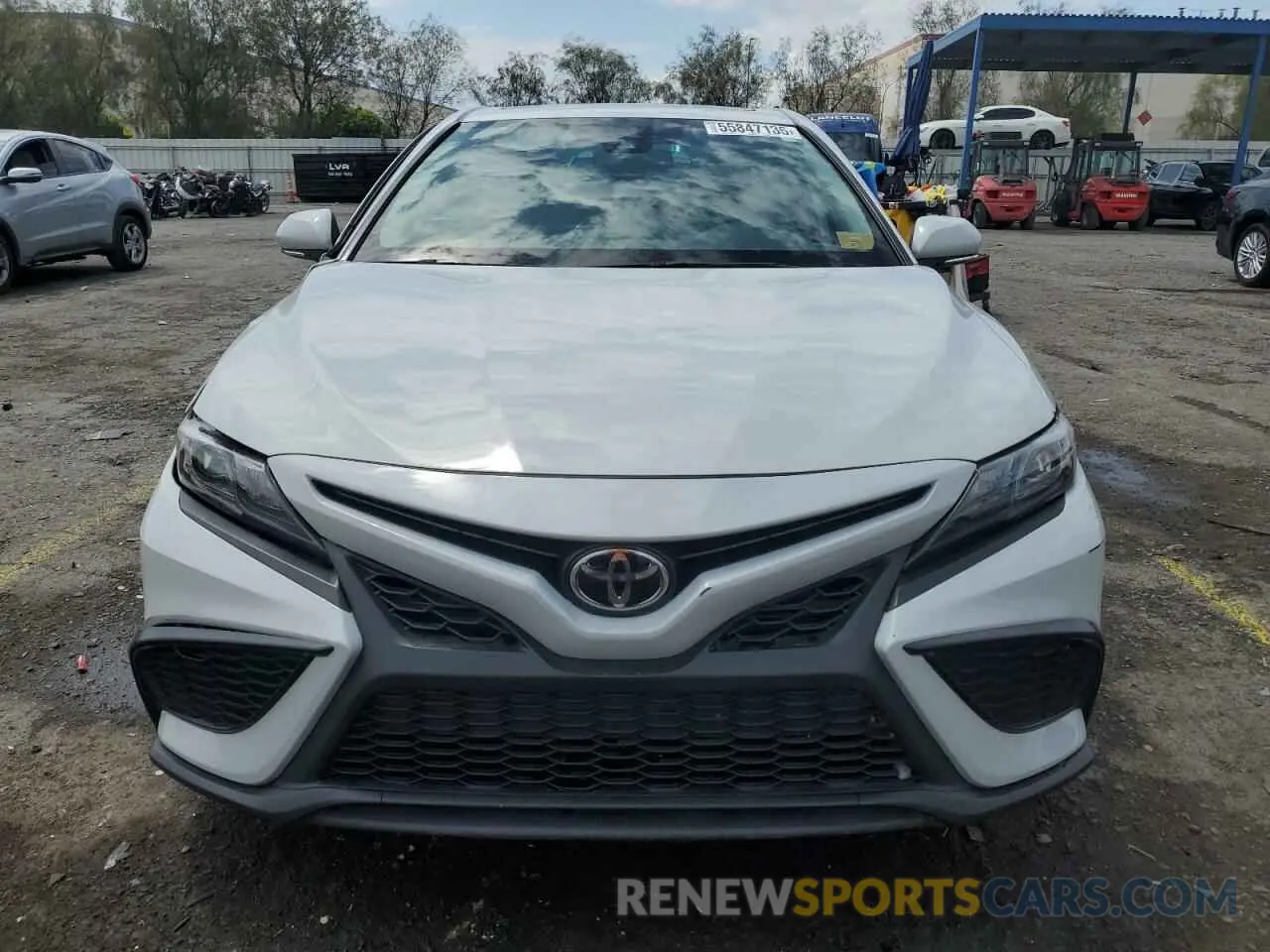 5 fotografías del automóvil dañado 4T1S11AK2PU100613 TOYOTA CAMRY 2023