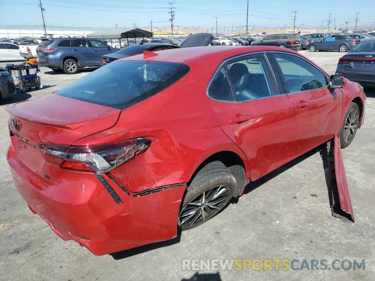 3 fotografías del automóvil dañado 4T1S11AK4PU096192 TOYOTA CAMRY 2023