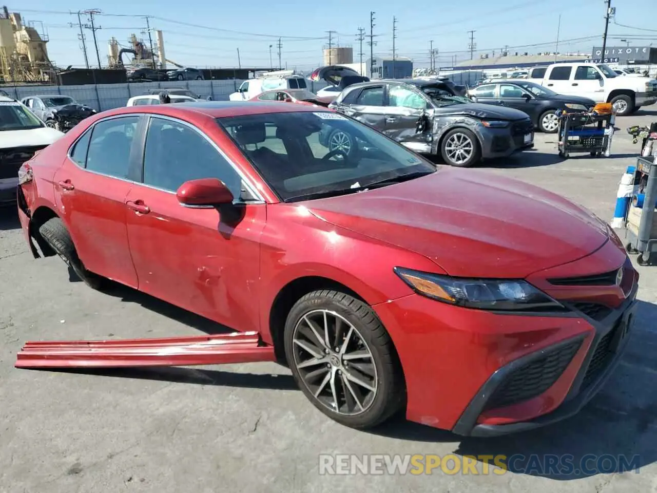 4 fotografías del automóvil dañado 4T1S11AK4PU096192 TOYOTA CAMRY 2023