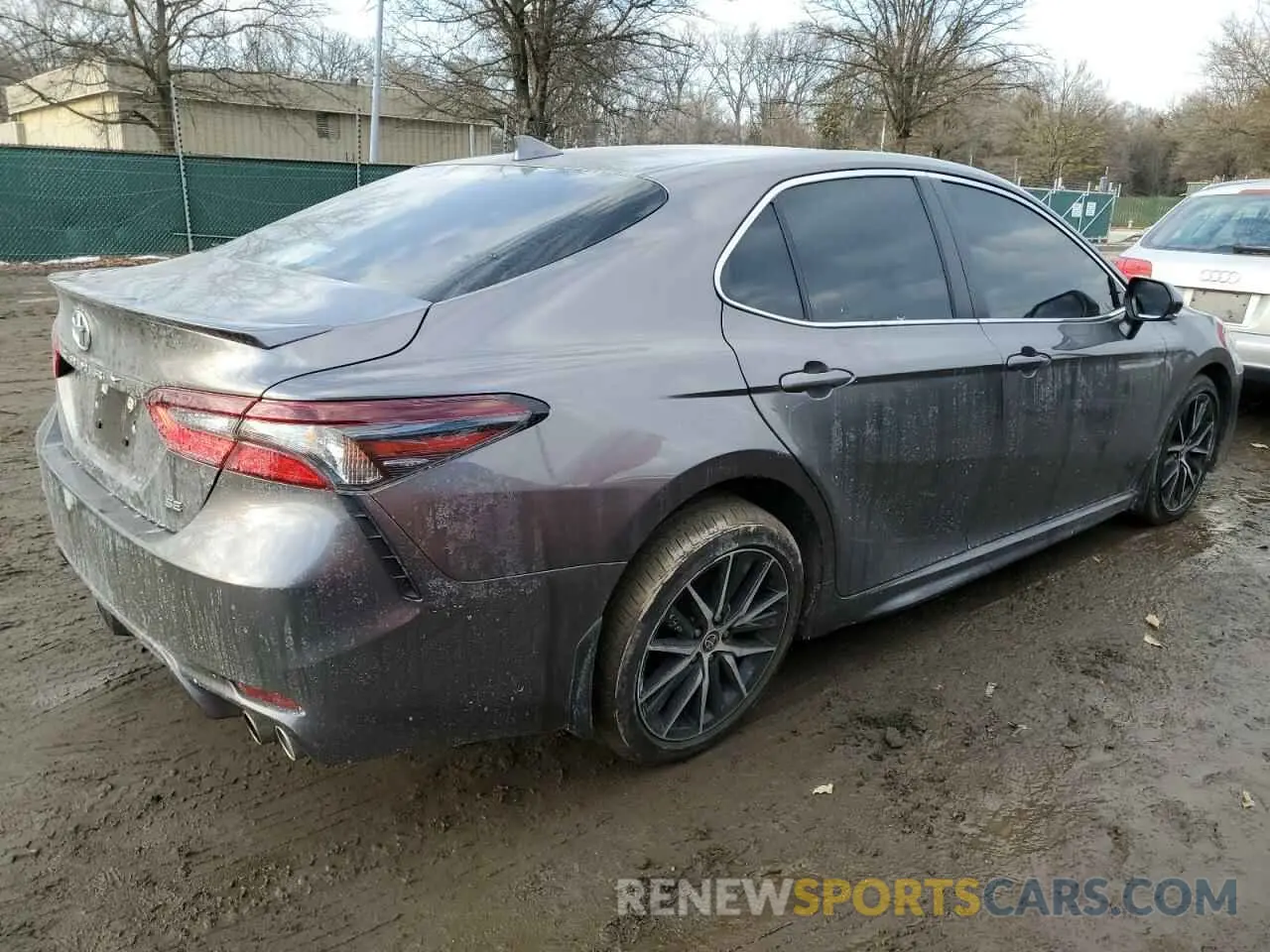 3 fotografías del automóvil dañado 4T1S11AK5PU106700 TOYOTA CAMRY 2023