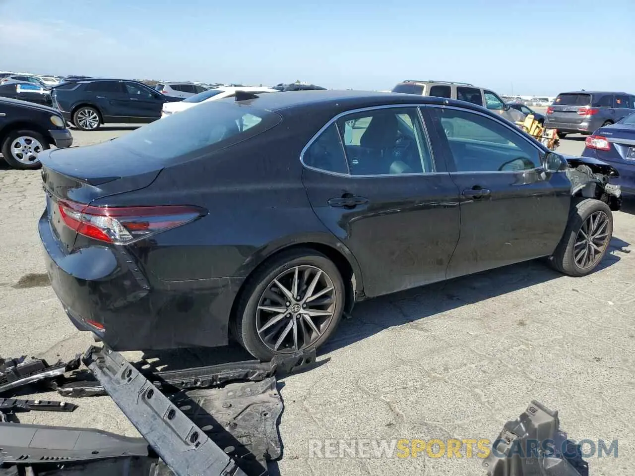 3 fotografías del automóvil dañado 4T1S11AKXPU798291 TOYOTA CAMRY 2023