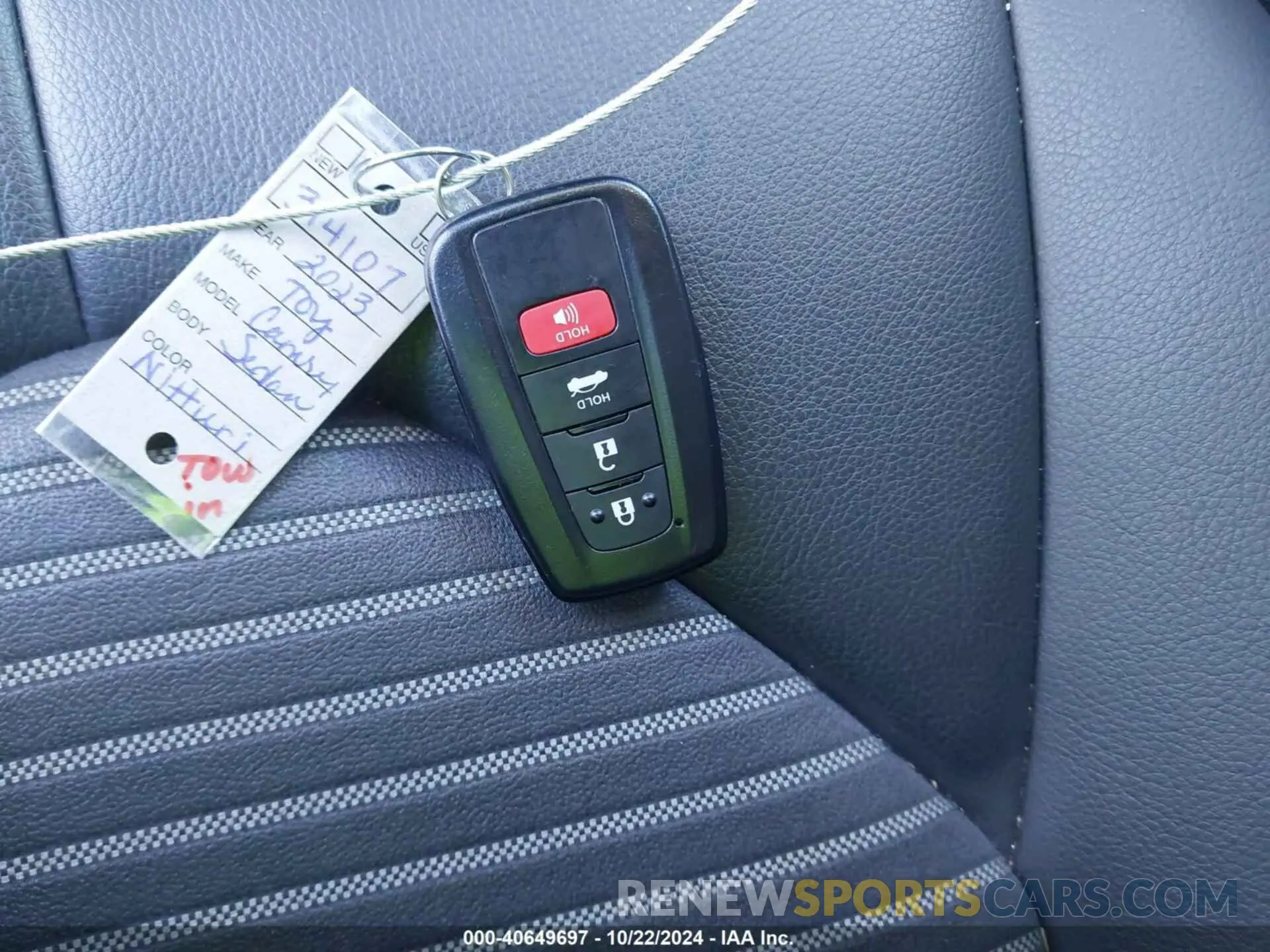 11 fotografías del automóvil dañado 4T1S31AK8PU620454 TOYOTA CAMRY 2023