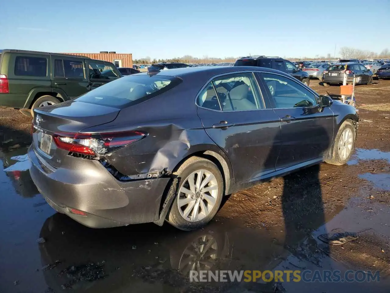 3 fotografías del automóvil dañado 4T1C11AK0RU190674 TOYOTA CAMRY 2024