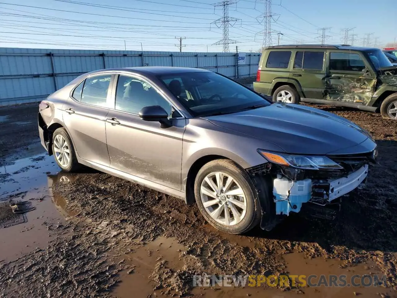 4 fotografías del automóvil dañado 4T1C11AK0RU190674 TOYOTA CAMRY 2024