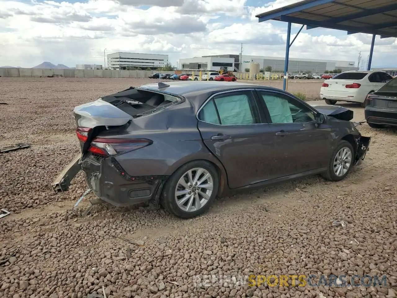 3 fotografías del automóvil dañado 4T1C11AK0RU860126 TOYOTA CAMRY 2024