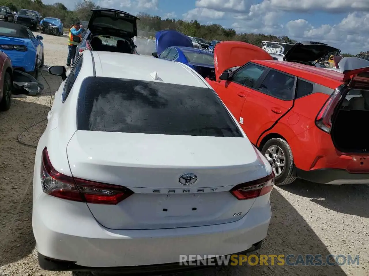 6 fotografías del automóvil dañado 4T1C11AK1RU227134 TOYOTA CAMRY 2024