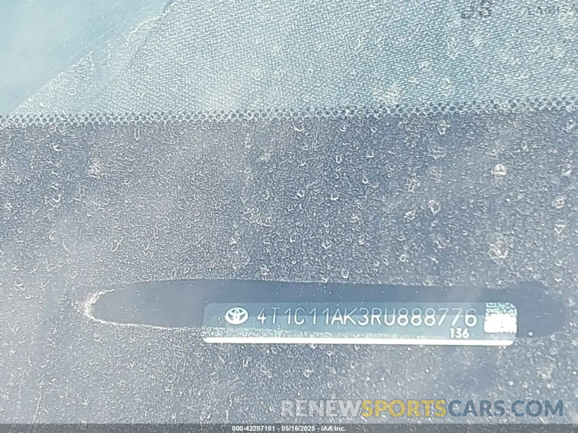 9 fotografías del automóvil dañado 4T1C11AK3RU888776 TOYOTA CAMRY 2024