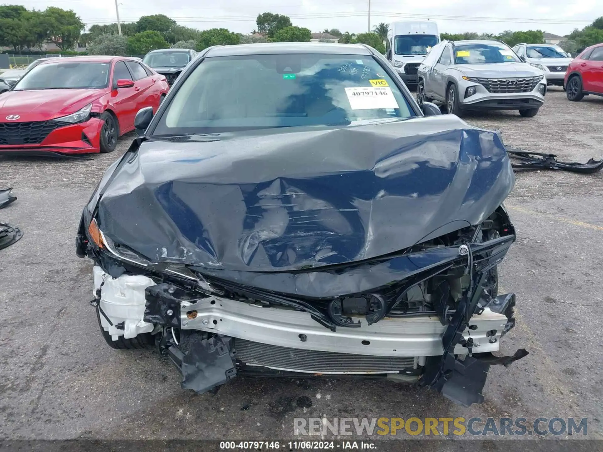 6 fotografías del automóvil dañado 4T1C11AK6RU223287 TOYOTA CAMRY 2024