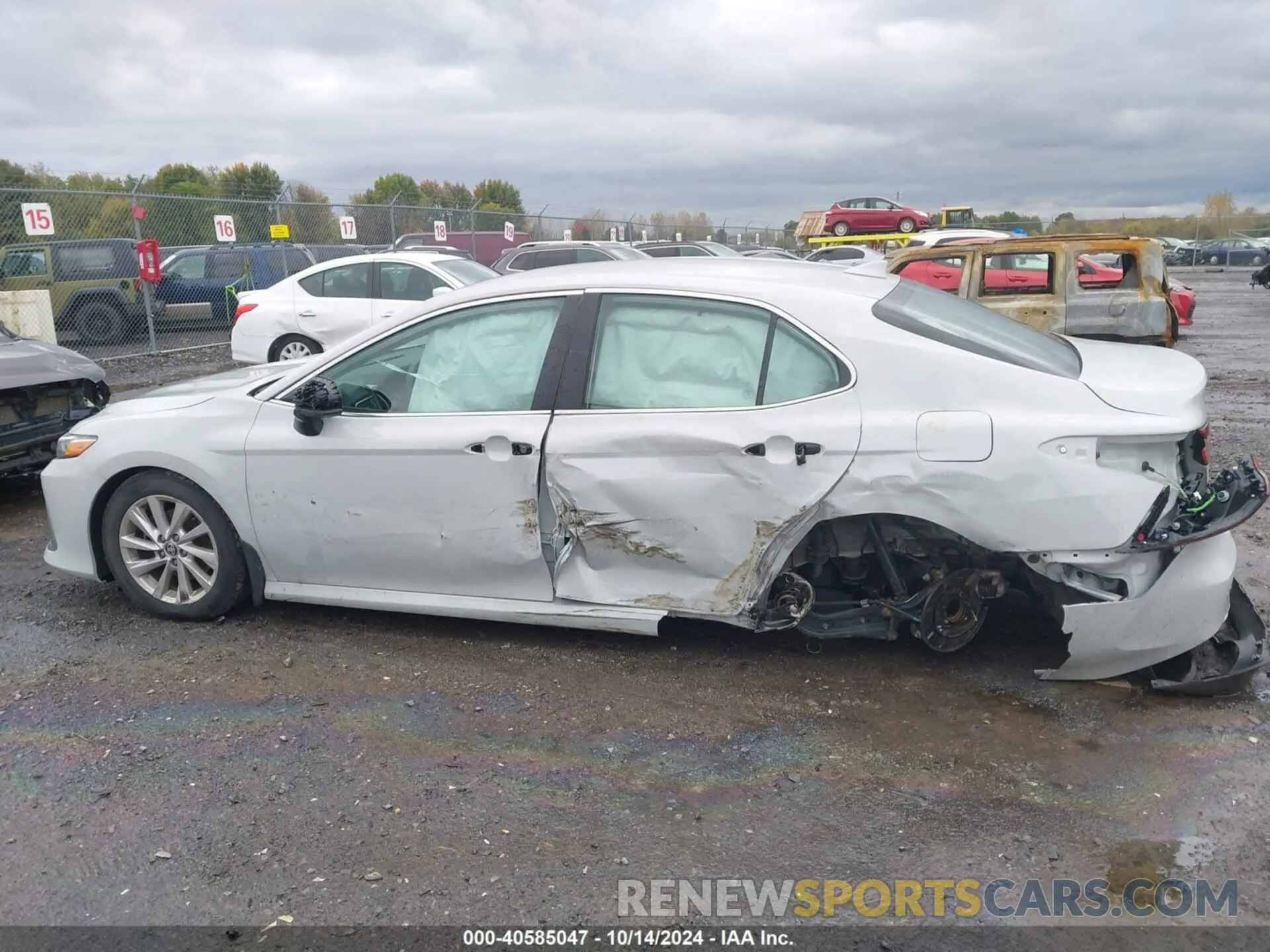 14 fotografías del automóvil dañado 4T1C11AKXRU204273 TOYOTA CAMRY 2024