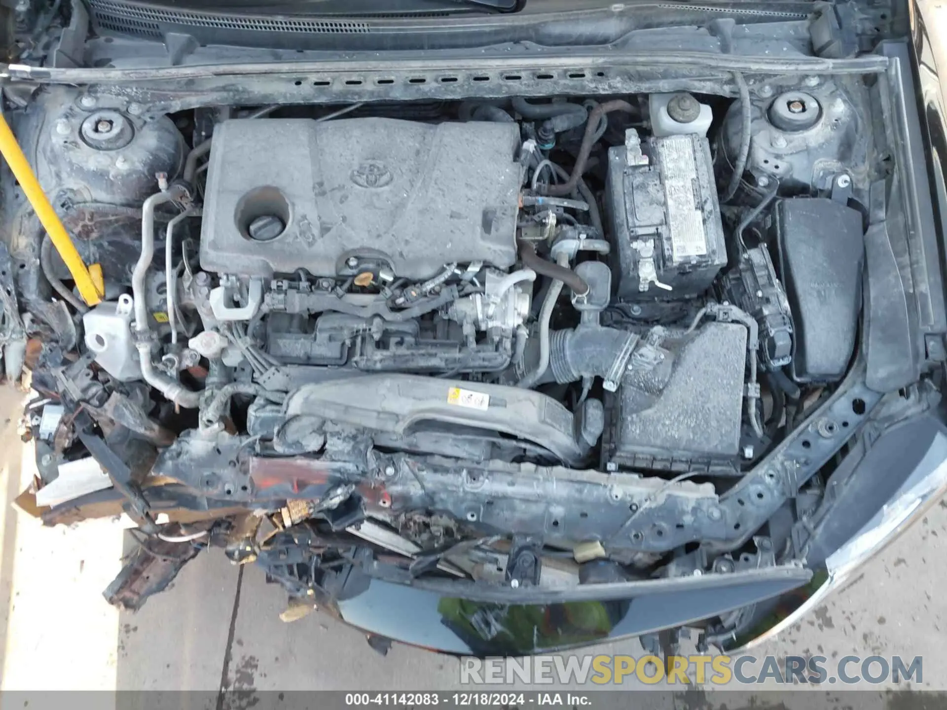 10 fotografías del automóvil dañado 4T1C11AKXRU860554 TOYOTA CAMRY 2024