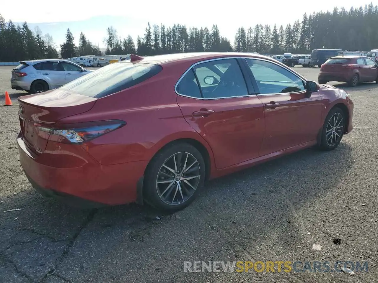 3 fotografías del automóvil dañado 4T1F31AK7RU065811 TOYOTA CAMRY 2024