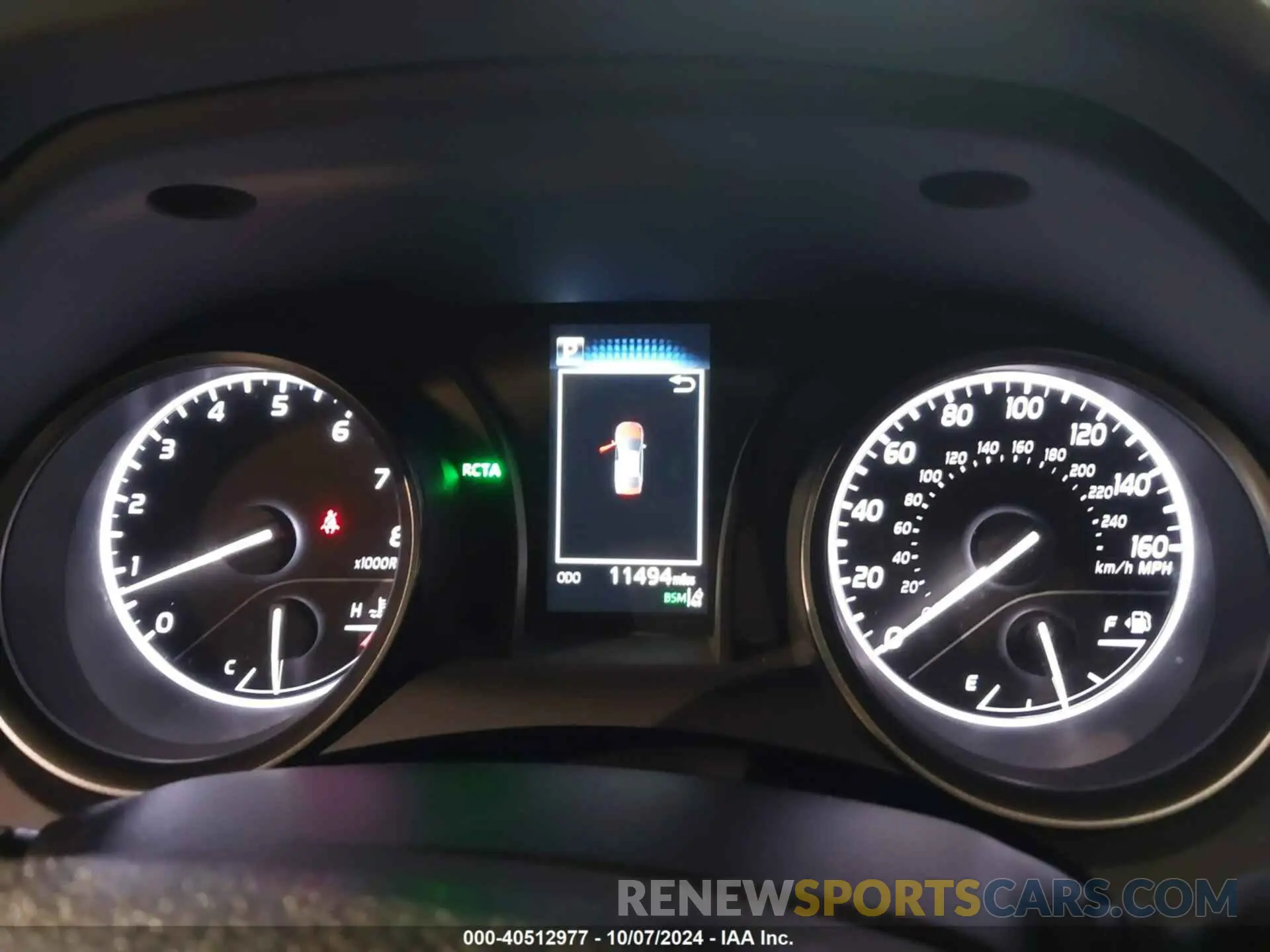7 fotografías del automóvil dañado 4T1G11AK2RU921686 TOYOTA CAMRY 2024