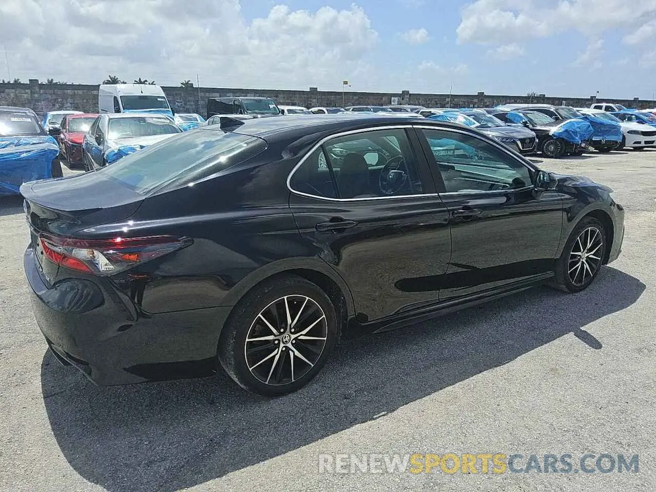 3 fotografías del automóvil dañado 4T1G11AK5RU245038 TOYOTA CAMRY 2024