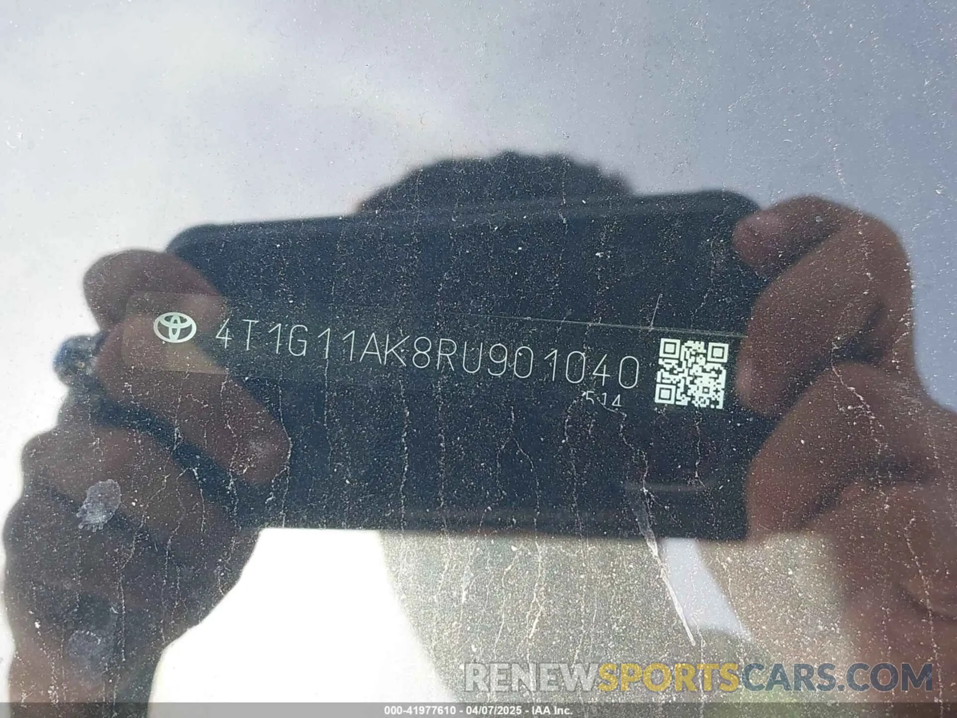 9 fotografías del automóvil dañado 4T1G11AK8RU901040 TOYOTA CAMRY 2024