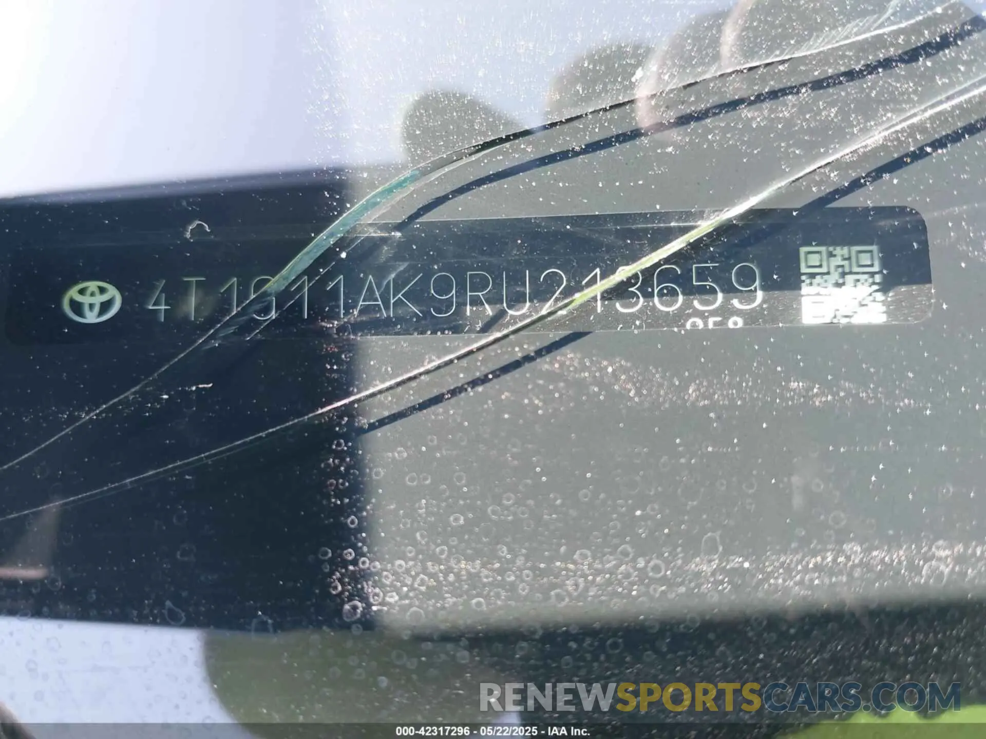 9 fotografías del automóvil dañado 4T1G11AK9RU213659 TOYOTA CAMRY 2024