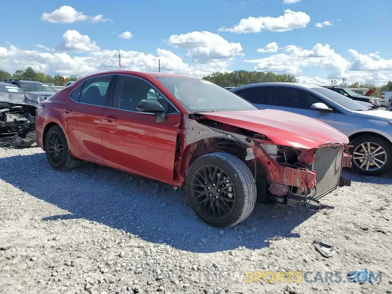 4 fotografías del automóvil dañado 4T1G11AKXRU217753 TOYOTA CAMRY 2024