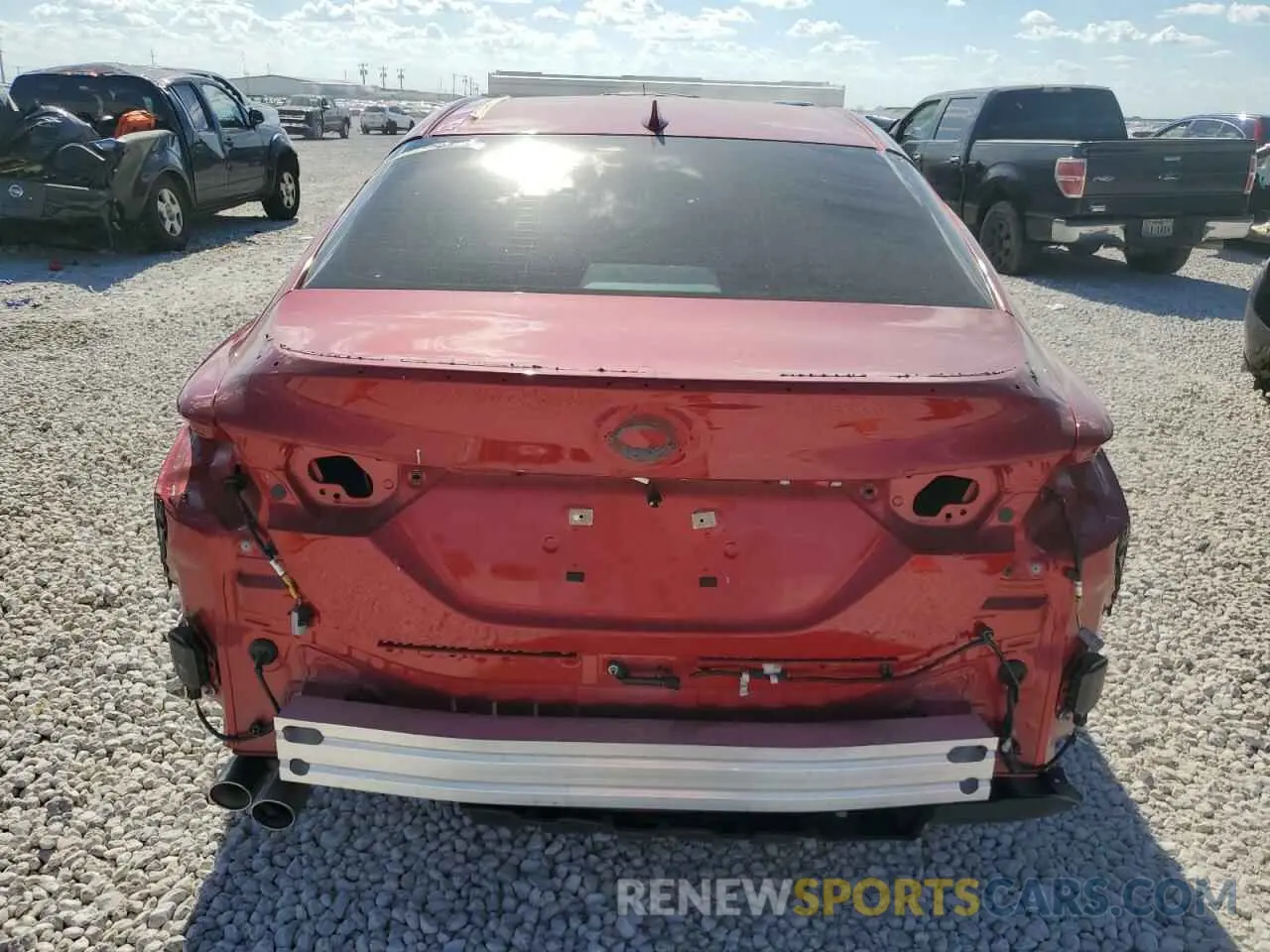 6 fotografías del automóvil dañado 4T1K31AK3RU079011 TOYOTA CAMRY 2024