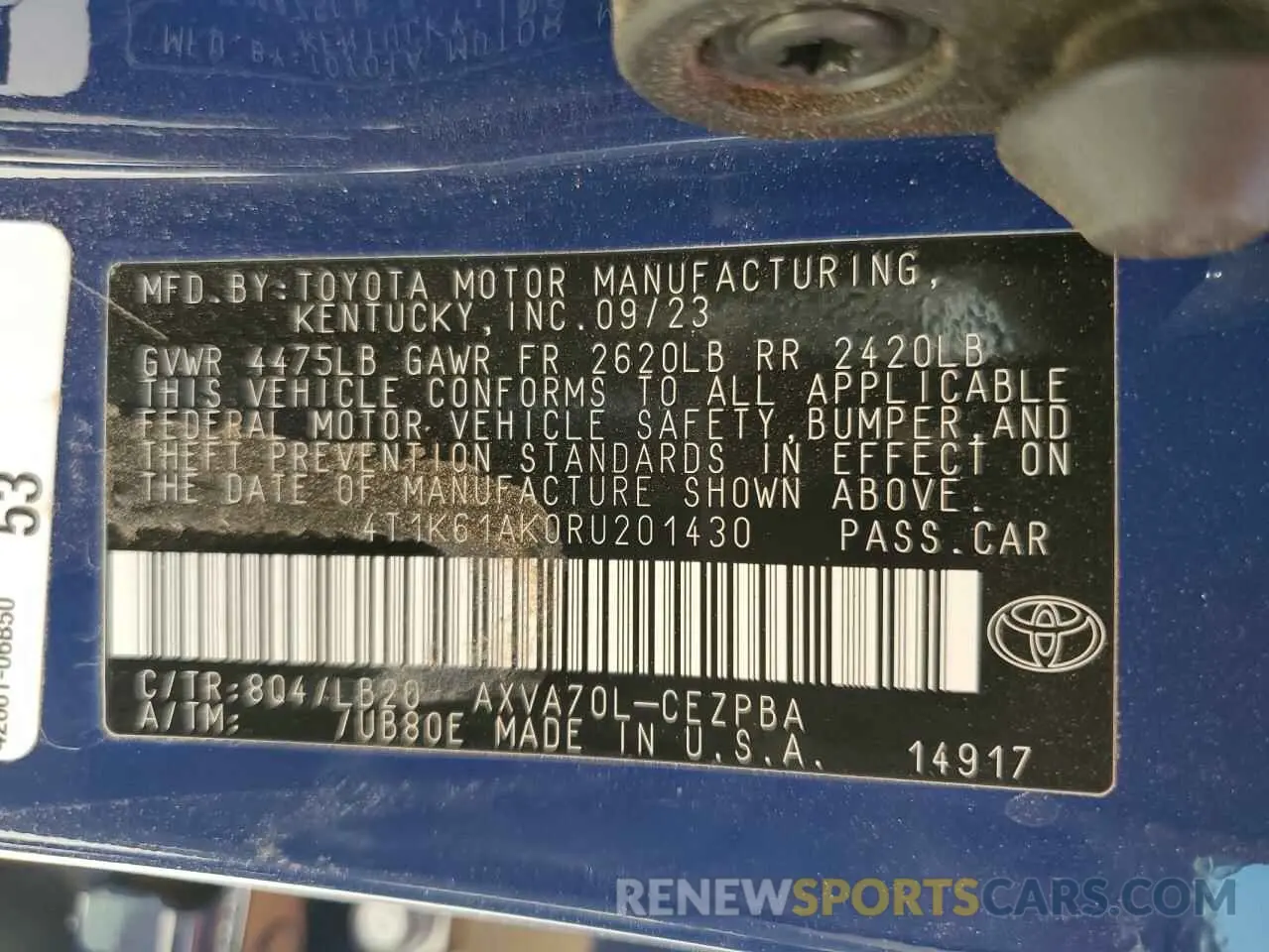 12 fotografías del automóvil dañado 4T1K61AK0RU201430 TOYOTA CAMRY 2024