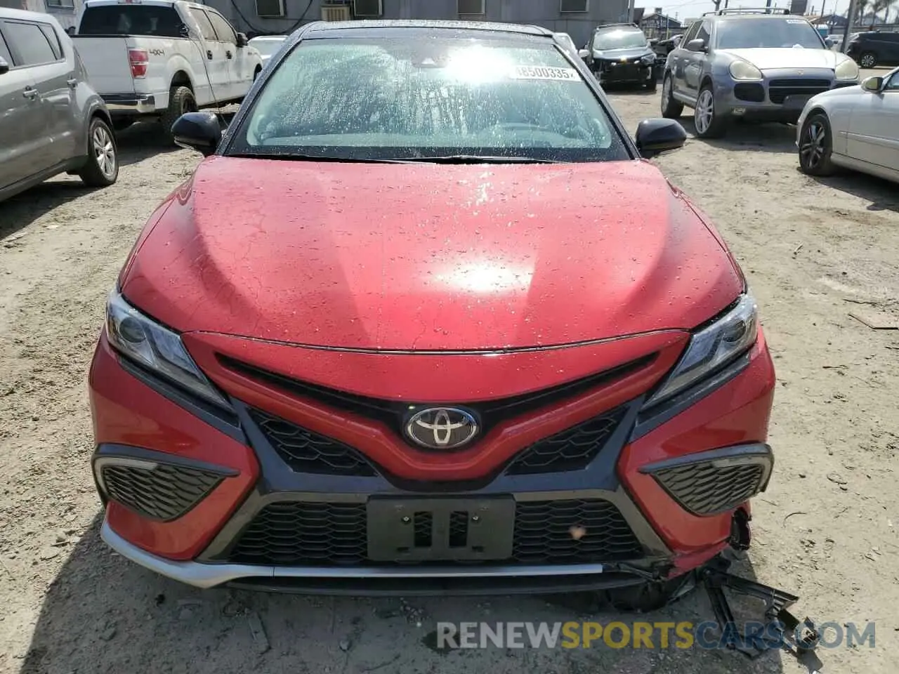 5 fotografías del automóvil dañado 4T1KZ1AK2RU101904 TOYOTA CAMRY 2024