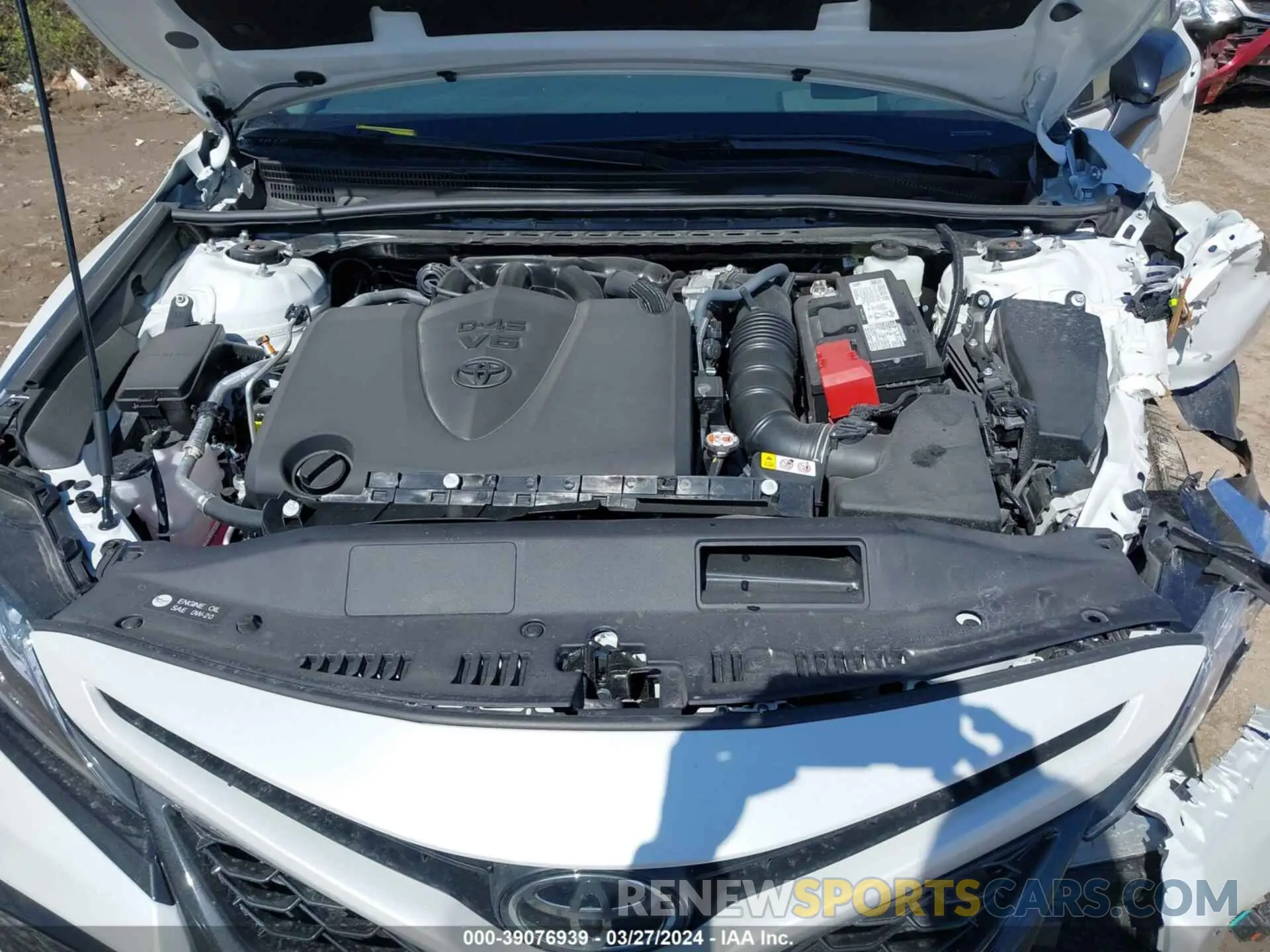 10 fotografías del automóvil dañado 4T1KZ1AK3RU099239 TOYOTA CAMRY 2024