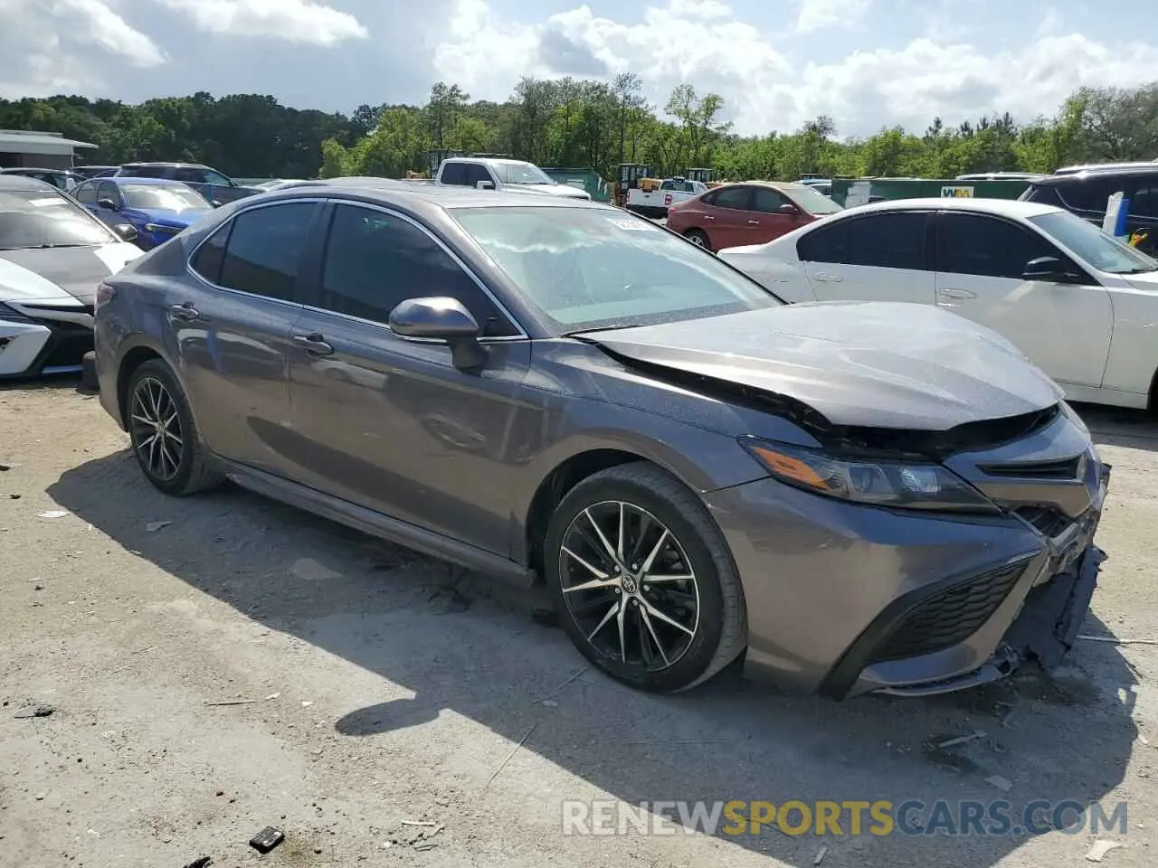 4 fotografías del automóvil dañado 4T1S11AK0RU212328 TOYOTA CAMRY 2024