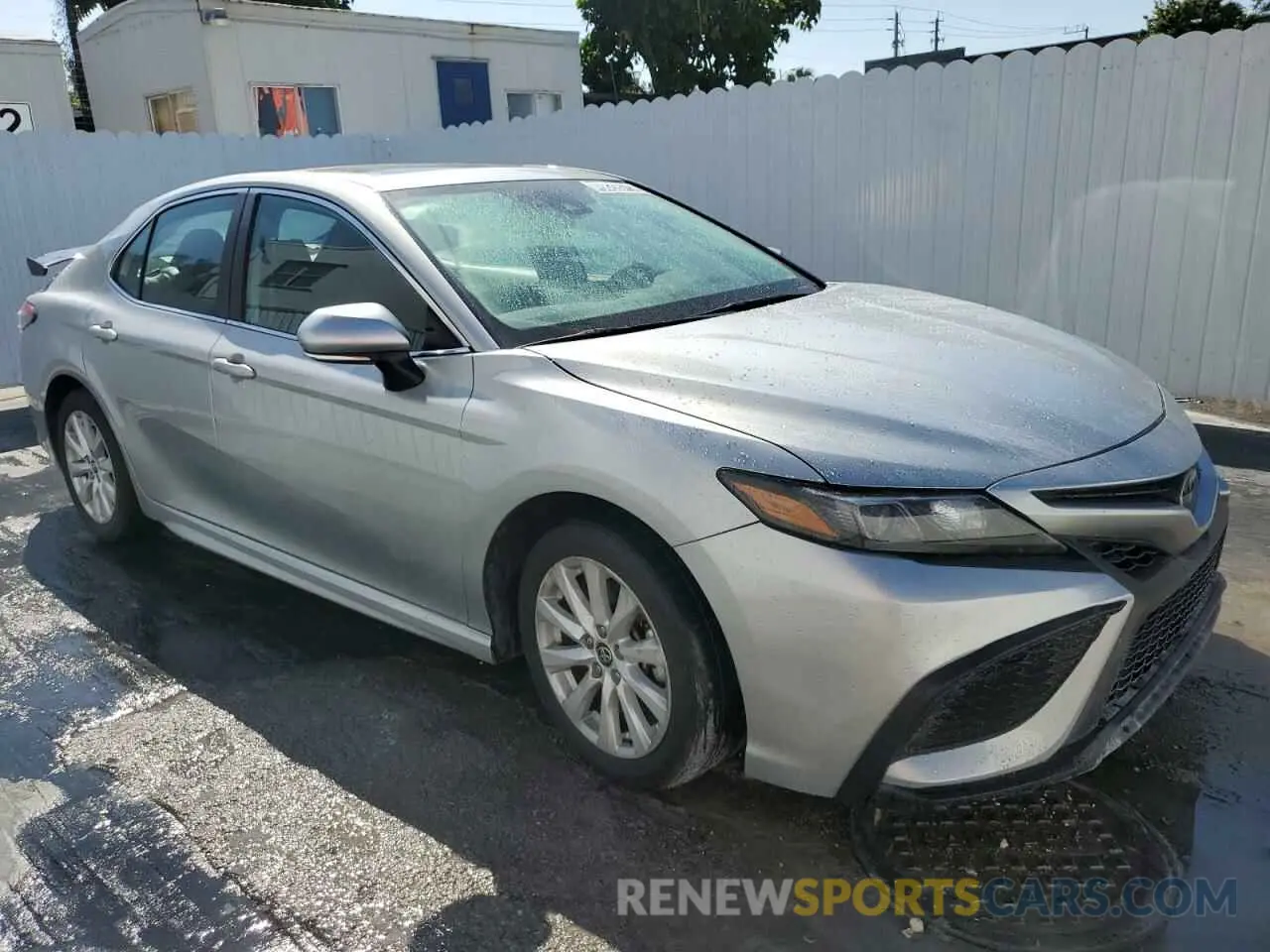 4 fotografías del automóvil dañado 4T1S11AK1RU243314 TOYOTA CAMRY 2024