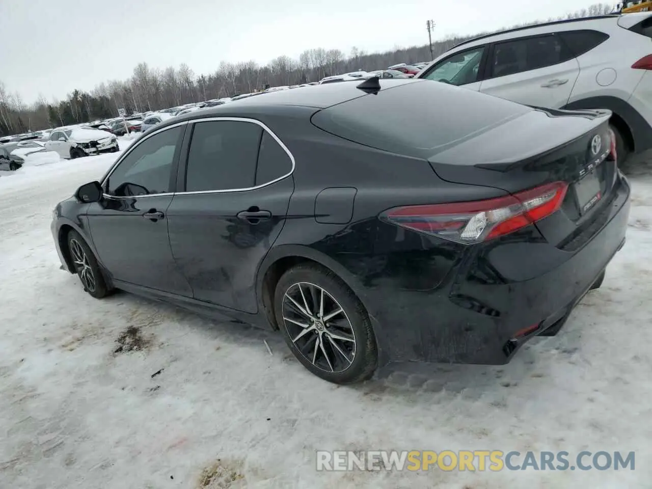 2 fotografías del automóvil dañado 4T1S11AK8RU910363 TOYOTA CAMRY 2024