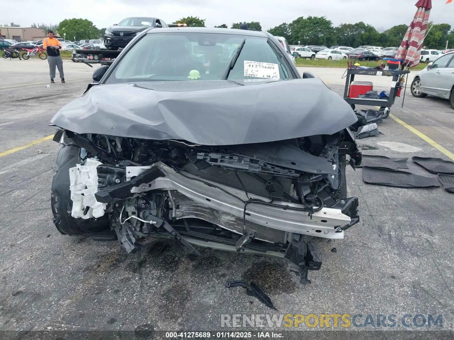 6 fotografías del automóvil dañado 4T1T11AK0RU842483 TOYOTA CAMRY 2024